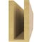 Ekena Millwork 4in. W x 8in. H x 36in. L Ridgewood Woodgrain TimberThane Rafter Tail, Primed Tan RFTUR04X08X36RIDRCPR - alternate 2